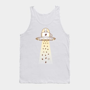 Alien Abducting Coffee Tank Top